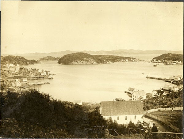 Fig. 37. Unknown. “Little Bay of Islands.” The Rooms Archive, A 4–66, Holloway Studio Collection, ca. 1896–7.
