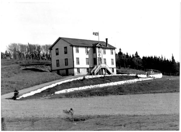 Fig. 56. Unknown. “Newfoundland Ranger Force Barracks, Whitbourne.” The Rooms Archive, VA 126–2.1, Newfoundland Ranger Force Association Collection, ca. 1936.