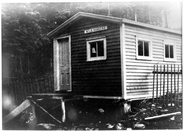 Fig. 57. Unknown. “Newfoundland Ranger Force Detachment Building, Meadow’s Point.” The Rooms Archive, VA 126–25.1, Newfoundland Ranger Force Association Coll…