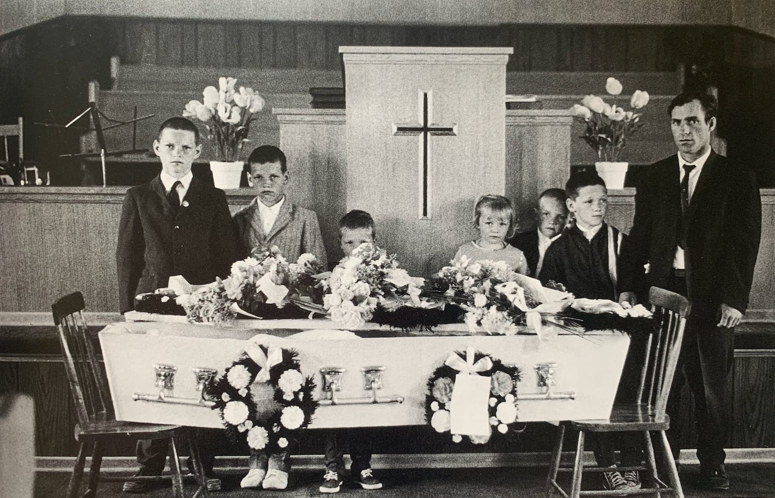 Fig. 60. Cochran, Candace. “Funeral of Mrs. Hiscock.” Outport: The Soul of Newfoundland, 2008.