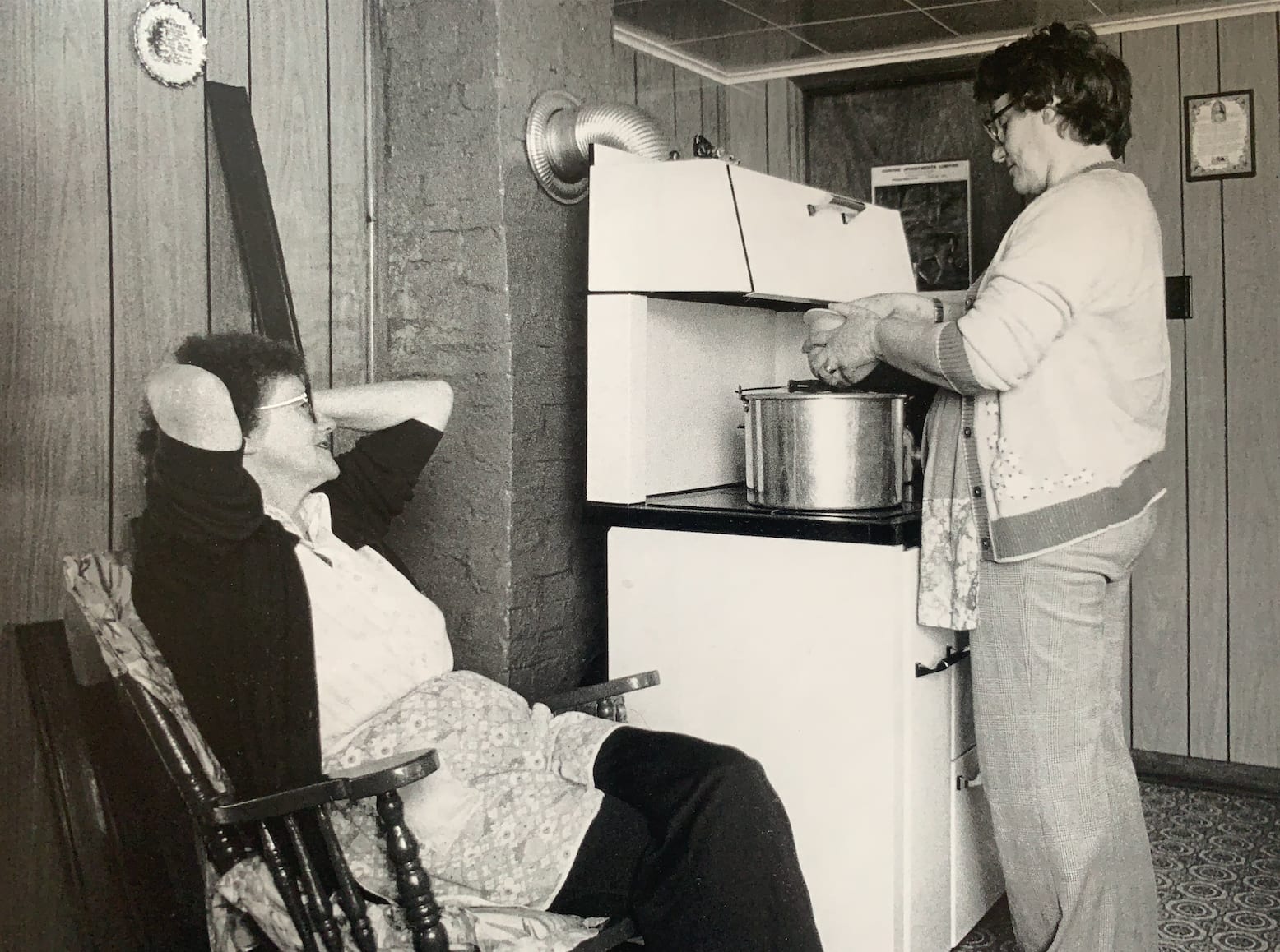Fig. 69. Cochran, Candace. “Marion Fitzpatrick and Milicent McGrath.” Outport: The Soul of Newfoundland, 2008.