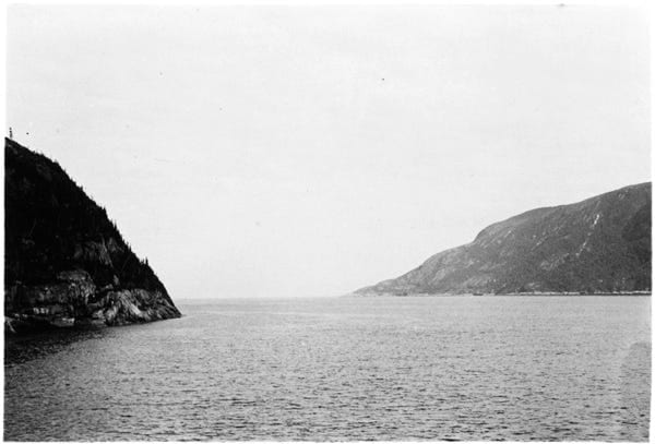 Fig. 9. Brooks, Stanley Truman. “Out to sea from Fouches Harbour.” The Rooms Archive, VA 15b-62.12, Newfoundland Tourist Development Board Photograph Collect…