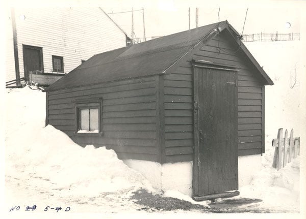 Fig. 95. Unknown. “Property of Robert Horwood.” The Rooms Archive, A 61–6, Department of Public Works, ca. 1943–4.