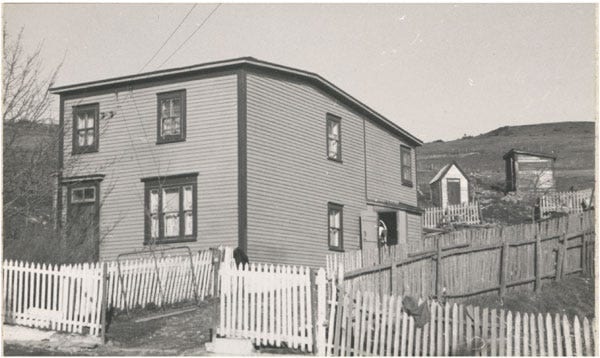Fig. 97. Unknown. “Property of Edward Sampson, Argentia.” The Rooms Archive, A 63–130, Department of Public Works, ca. 1900.